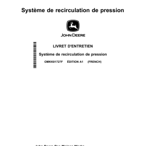 John Deere Pressure Recirculation System (North American) Operator's Manual (OMKK81727) - Image 4