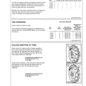 John Deere 2350, 2550 Utility Tractors Operator's Manual (OML39648) - Image 3