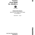 John Deere 3040, 3140 Tractors (450000-) Operator's Manual (OML40946) - Image 1