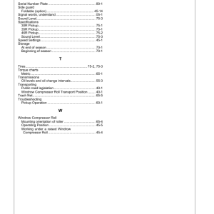 John Deere 30R, 35R, 46R Pickups Operator's Manual (OMLCA145600) - Image 2