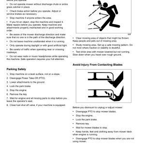 John Deere 54-, 60-In. Mid-Mount Mowers (010001-) for 4110, 4115 CUT Operator's Manual (OMLVU13009) - Image 2