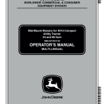 John Deere 54, 60 Inch Mid-Mount Mowers for 4010 CUT Operator's Manual (OMLVU13010) - Image 1