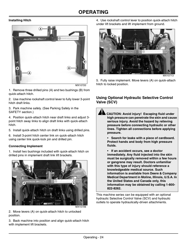 John Deere 4010 Compact Utility Tractor (110001 - ) Operator's Manual