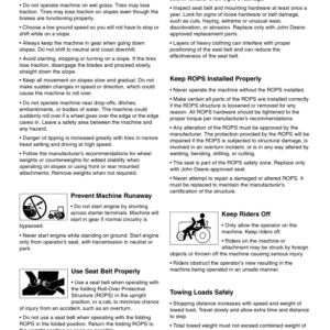 John Deere Compact Utility Tractor 3320 - (330001-710000) 3520 - (358001-710000) 3720 - (380001-710000) European Edition Operator's Manual (OMLVU22973) - Image 2