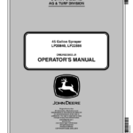 John Deere LP20840, LP22886 40, 45 Gal Sprayer Operator's Manual (OMLVU23003) - Image 1