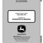 John Deere 3320, 3520 & 3720 Compact Utility Tractors Open Station Models (910001-) Cab Models (940001-) North America Operator's Manual (OMLVU25574) - Image 1