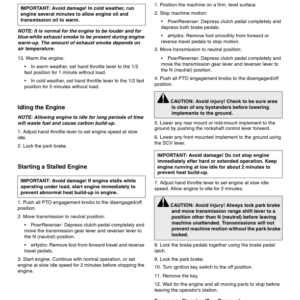 John Deere 4320, 4520, 4720 Compact Utility Tractors / w/o Cab (810481-), with Cab (840001-) (Europe) Operator's Manual (OMLVU26161) - Image 3