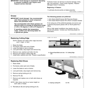 John Deere 54 & 60 Inch Quick Hitch Front Blade Operator's Manual (OMLVU30631) - Image 2