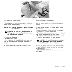 John Deere F725 & F710 Front Mowers (North American) Operator's Manual (OMM111778) - Image 2