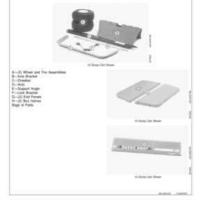 John Deere 5, 7, 10, 15 Dump Carts Operator's Manual (OMM112605) - Image 2