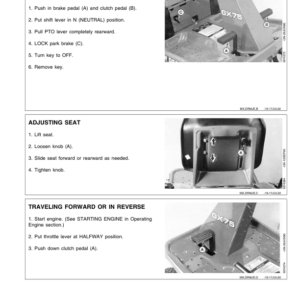 John Deere GX75 & GX95 Riding Mowers Operator's Manual (OMM117470) - Image 2
