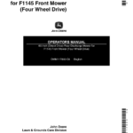 John Deere 60-Inch Direct-Drive Rear-Discharge Mower for F1145 Front Mowers (4WD) North America Operator's Manual (OMM117809) - Image 1