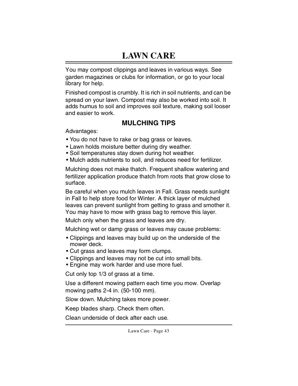 John Deere F925, F935 Front Mower (010001-) Operator's Manual (OMM117814)