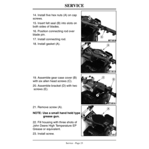 John Deere 21HC Hedge Clipper Operator's Manual (OMM120617) - Image 2