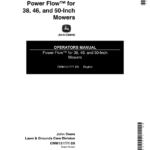 John Deere Powerflow for 38, 46, 50-Inch Mowers Operator's Manual (OMM121771) - Image 1