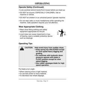 John Deere 54 Inch Front Blade (030001-) Operator's Manual (OMM122252) - Image 2