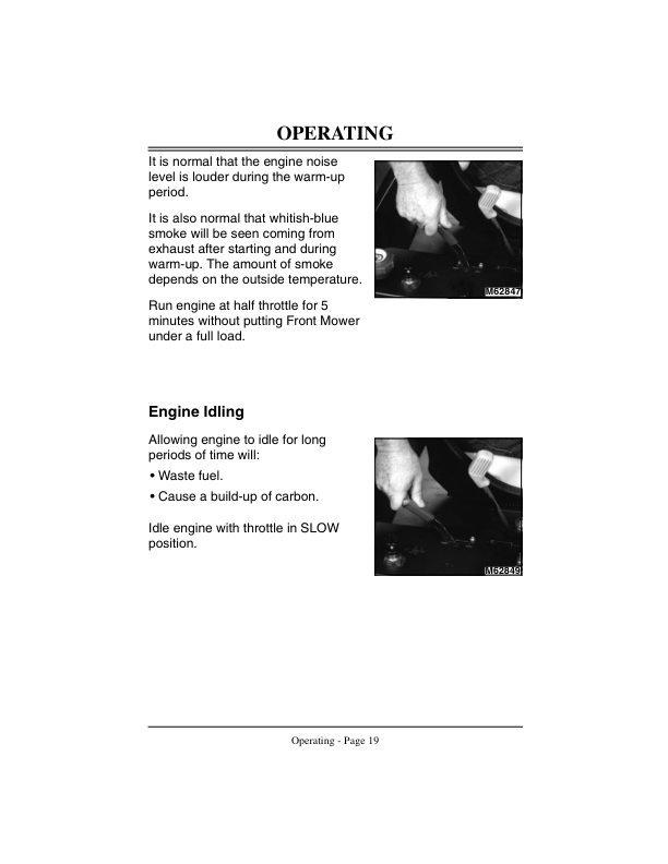 John Deere F925, F935 Front Mower (140001-) Operator's Manual (OMM122961)