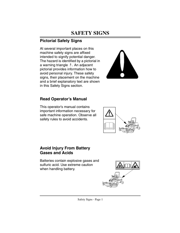John Deere F925, 935 Front Mower (150001-) Operator's Manual (OMM124510)