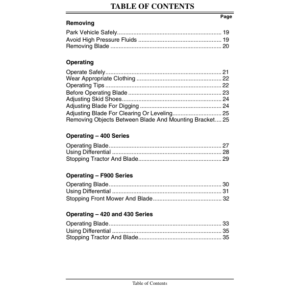John Deere 54-Inch Front Blade (040001-) Operator's Manual (OMM126796) - Image 2