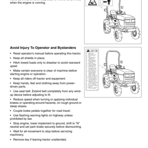 John Deere Model 4100 Compact Utility Tractor with Gear Transmission (110001-) Operator's Manual (OMM134596) - Image 3