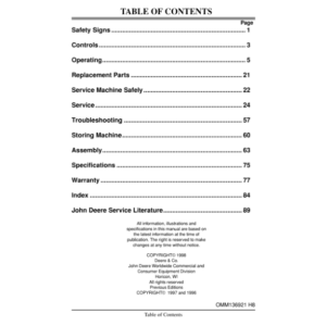 John Deere 724D, 826D Walk-Behind Snowblower (180001-) Operator's Manual (OMM136921) - Image 2