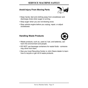 John Deere 724D, 826D Walk-Behind Snowblowers (180001- ) Operator's Manual (OMM136922) - Image 2