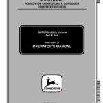 John Deere Gator Utility Vehicle Export Edition 4x2 (039280-068204), 6x4 (039289-068204) Operator's Manual (OMM136970) - Image 1