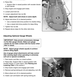 John Deere 660, 670 & 680 PTO Tiller for 4300-4600 Compact Utility Tractors Operator's Manual (OMM137899) - Image 3