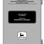 John Deere Tow-Behind Lawn Care Tools Thatcherator, Plug Aerator, Spiker Aerator, Aerator/Spreader & Lawn Roller Operator's Manual (OMM138188) - Image 1