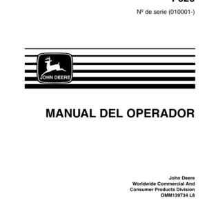 John Deere F620 ZTRAK Front Mower (010001-) Operator's Manual (OMM139734) - Image 2