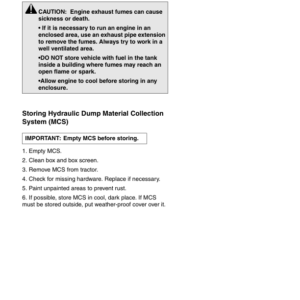 John Deere Hydraulic Dump Material Collection System (010001-) Operator's Manual (OMM140121) - Image 2