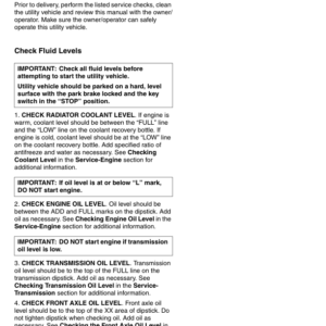 John Deere 2020 & 2030 ProGator Export Edition (010001-020000) Operator's Manual (OMM141591) - Image 3