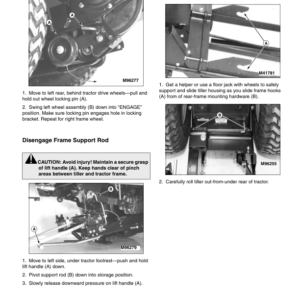 John Deere 30-Inch Mechanical Tillers North America (010001-) Operator's Manual (OMM141979) - Image 2