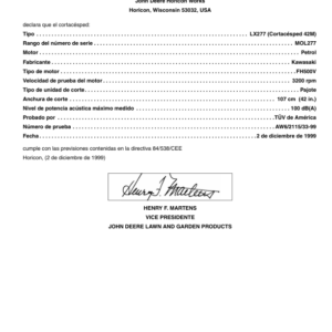 John Deere Freedom42 Mower Deck Operator's Manual (OMM142641) - Image 2