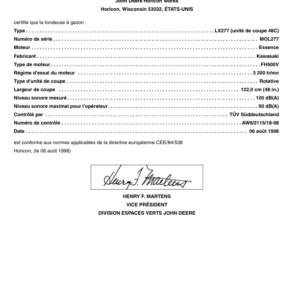 John Deere 48C Mower Deck Operator's Manual (OMM142644) - Image 3