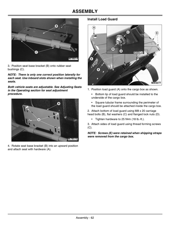 John Deere EGator Utility Vehicle (001001) Operator's Manual (OMM142831)