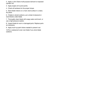 John Deere 54-Inch Front Blade (010001-) Operator's Manual (OMM143554) - Image 2