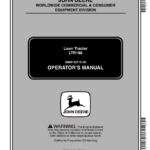 John Deere LTR166 Lawn Tractor (030001-) Operator's Manual (OMM143716) - Image 1