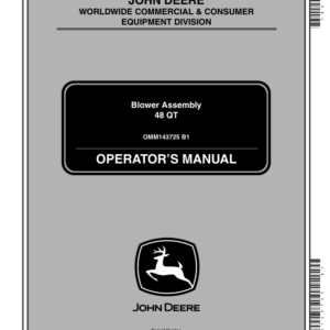 John Deere 48QT Blower Assembly - 48C Deck Operator's Manual (OMM143725) - Image 1