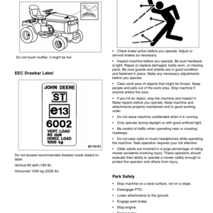 John Deere 415, 455 Lawn & Garden Tractor Operator's Manual (OMM144039) - Image 4