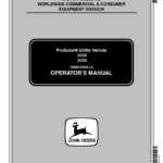 John Deere 2020 & 2030 ProGator Export Edition (020001-034999) Operator's Manual (OMM144058) - Image 1