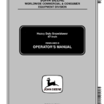 John Deere 1400, 1420, 1435, 1445, 1550 Heavy Duty Snowblower 47-Inch (North America) (010001-) Operator's Manual (OMM144663E) - Image 1