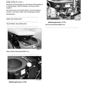 John Deere Lawn Tractors LT160, LT170 Operator's Manual (OMM145866) - Image 2