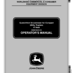 John Deere 47-Inch Quick-Hitch Snowblower Compatible with 4010, 4100 & 4115 Compact Utility Tractors North America (010001- ) Operator's Manual (OMM146316) - Image 1