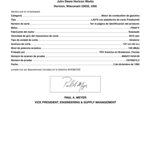 John Deere LX277 & LX279 Lawn Tractors Operator's Manual (OMM146459) - Image 4