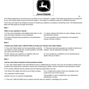 John Deere Front Blade 44-Inch (010001-) Operator's Manual (OMM147226) - Image 2