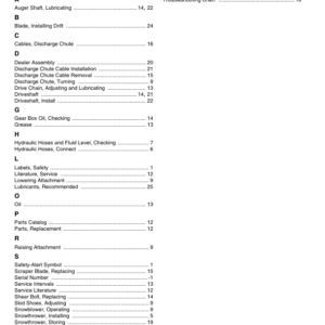 John Deere 47 Inch Snowblower for 2210 CUT (010001-) Operator's Manual (OMM147922) - Image 2