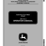 John Deere Quick-Hitch Front Blade 54-Inch Operator's Manual (OMM147935) - Image 1