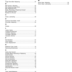 John Deere 42 Inch Snowthrower for Yard & Garden Tractors (010001-) Operator's Manual (OMM147962) - Image 2