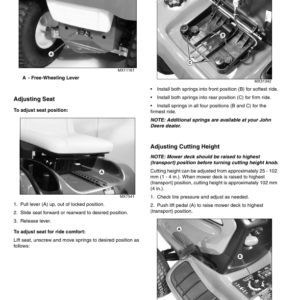 John Deere LT190 Lawn Tractors (500001-) Operator's Manual (OMM152795) - Image 2